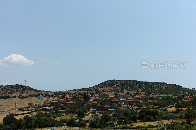 Balabanli山村在assos canakkale土耳其